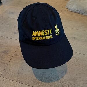 Classic Black Hat with Yellow Stitching